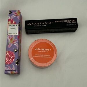Brow Bundle - ABH Brow Freeze, Ulta Brow Wax and Winky Lux Universal Brow Pencil
